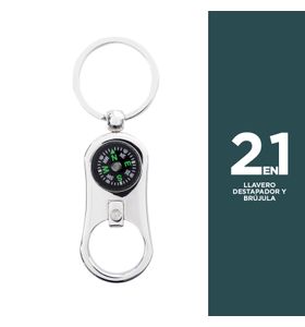 LLAVERO BRUJULA Y DESTAPADOR G17