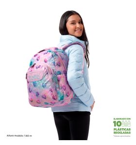 MOCHILA ACUARELA GLITTER 1KB
