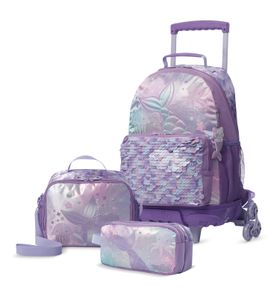 KIT X 3 SIRENY MOCHILA 3 RUE BOMPER L + LONCHERA + CARTUCHERA